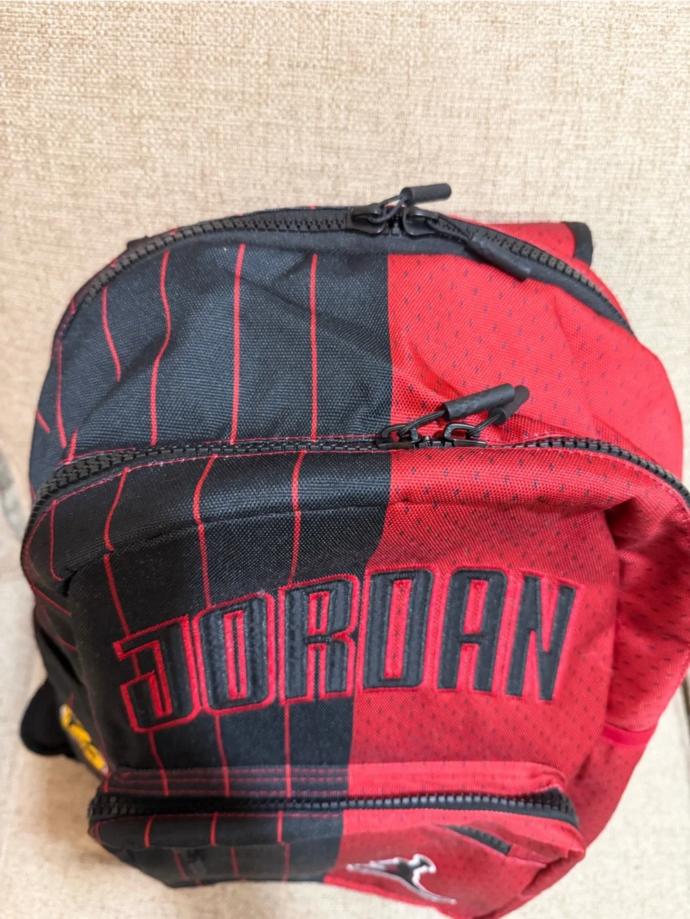New Nike x Air Jordan Backpack Playoff Edition Red Black Large